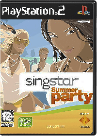 Singstar Summer Party PAL Playstation 2 PAL box art